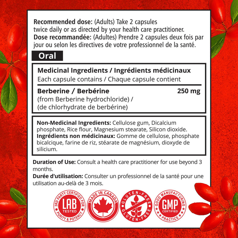 Berberine (120 Capsules)