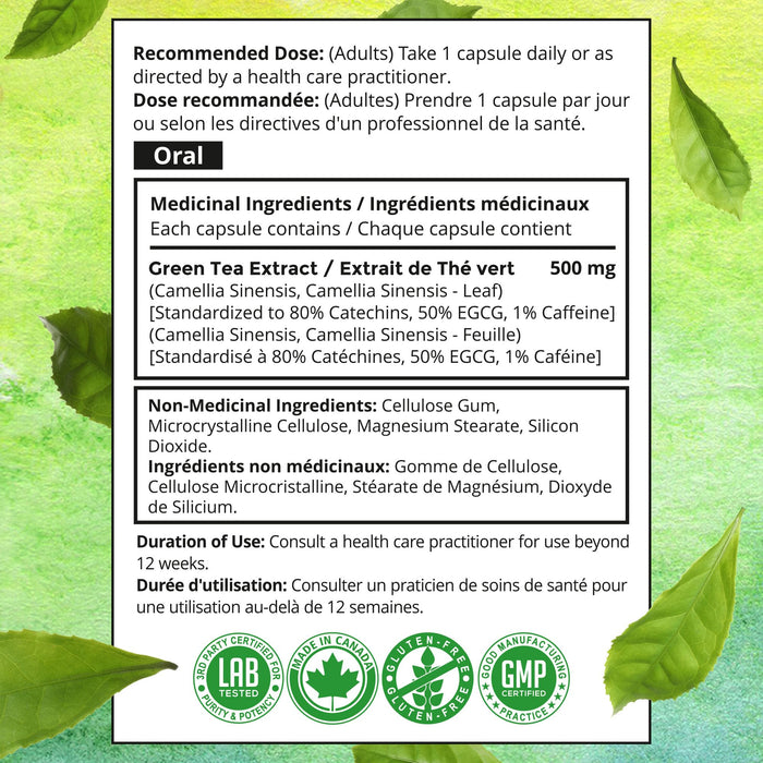 Green Tea Extract (120 Capsules)