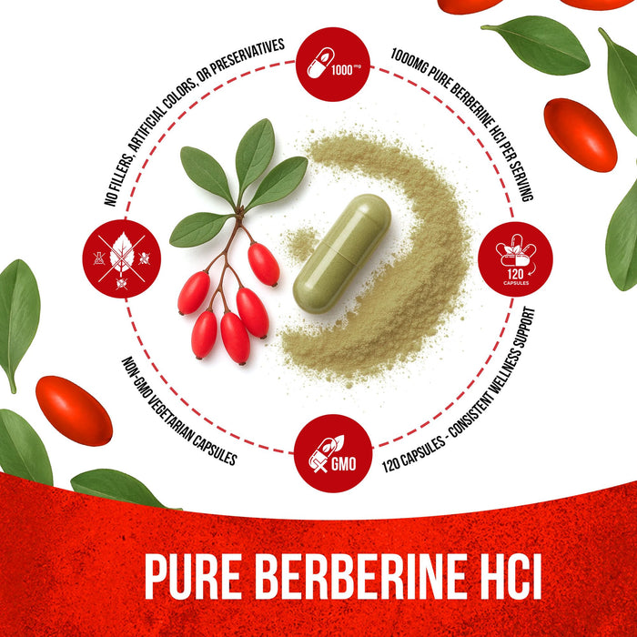 Berberine (120 Capsules)